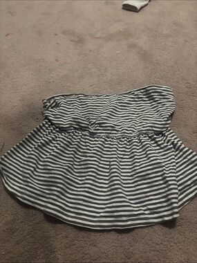 Striped Black and White Baby doll